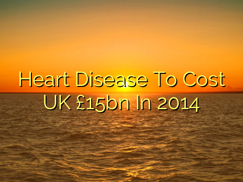 Heart Disease To Cost UK £15bn In 2014