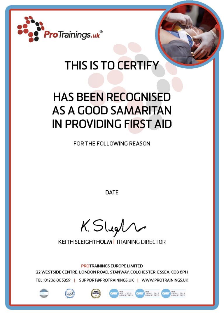 Good Samaritan awards