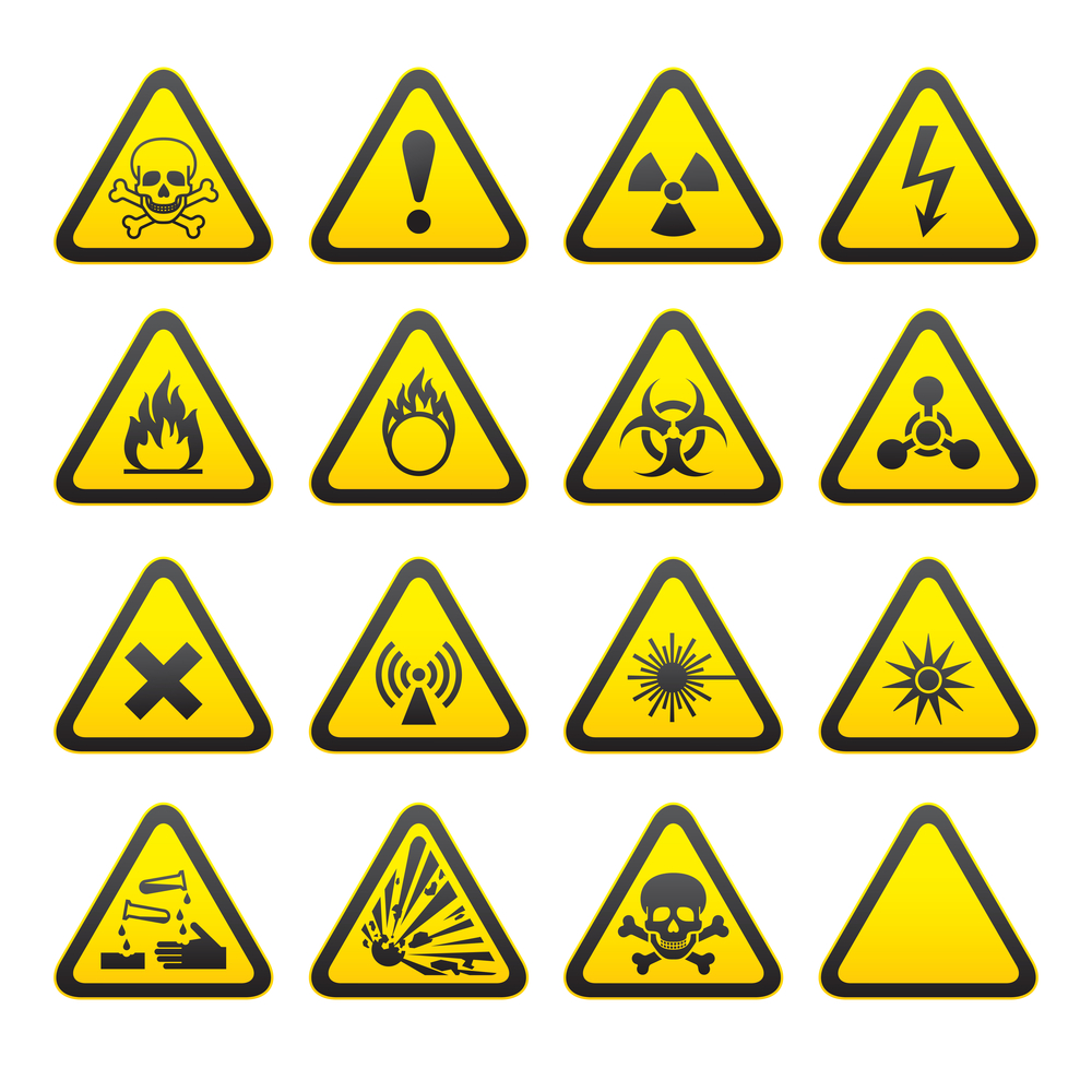 CHIP hazard symbols
